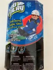 SnoPlay Pull Along Kiddie Sled Ages 1-3 Outdoor Snow Fun Pull Rope New