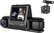 3 Lens Car DVR Loop Recording HD 1080P Vehicle Driving Recorder Motion Detection Car Camcorder Parking Monitor Front Rear Camera