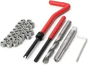 MCNVNEFSAW 30Pcs M6 Thread Repair Insert Kit Auto Repair Hand Tool Set for Car Repairing Sheet Metal Tools