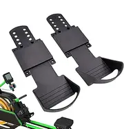 Foot Pedals for Enhanced Grip and Stability, Ideal for Rowing Machines and Exercise Bicycles, Provides and Support During Workouts, Easy to Install and Replace for Convenient U