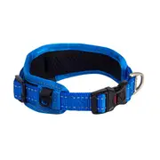Rogz Collar Padded Blue