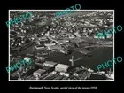 OLD 8x6 HISTORIC PHOTO DARTMOUTH NOVA SCOTIA AERIAL VIEW OF TOWN c1950 1
