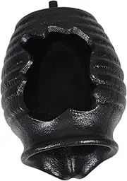 Fountain Flowing Water Clay Pot Living Room Decor Fountain Jar for Outdoor Pot Fountain Circulating Waterfall Jar Indoor Waterfall Courtyard Fountain Jar Black Ceramics BESPORTBLE