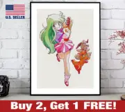 Dream Hunter Rem Anime Poster 18" x 24" Print Retro 80s 90s Wall Art Decor 2