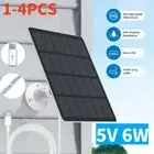 Solar Panel For Outdoor CCTV Camera Security IP Cam Micro Type c Battery Charger
