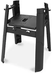 [weber] Stand for Lumin Compact Barbecue, with Side Table, Foldable, with Integrated Hook for Barbecue Tools - Black (6616)
