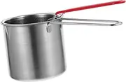 MUSISALY -Purpose Chicken Wings French Fries Deep Fryer Pot Stainless Steel Oil Drainer for Small Kitchens Dorms