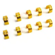 gobike88 KREX C-Clip Cable Guide for MTB, 10 pieces, Gold, 400