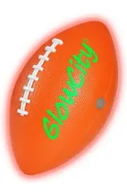 GlowCity Glow in The Dark Football - Light Up LED Ball - Perfect for Evening...