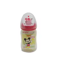 在飛比找松果購物優惠-PIGEON 迪士尼寬口徑PPSU母乳實感奶瓶(160ml)