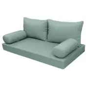 |COVER ONLY| Style 2 Full Knife Edge Daybed Mattress Bolster Pillow Covers AD002