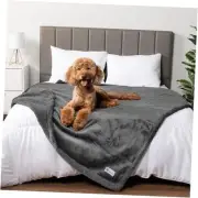Waterproof Dog Blanket for Bed, XL Dog Pet Couch Cover Protection, Sherpa