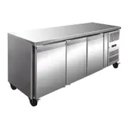 Thermaster Tropicalised 3 Door Gastronorm Bench Fridge - Under Bench Fridges (GN3100TN)