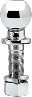 Reese 7402620 Trailer Hitch Ball, 2 in. Diameter, 6,000 lbs. Capacity, 1 in. Shank Dia, 3-1/4 in. Shank Length, Chrome