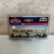 Bachmann Scenecraft #36-082, PIGS, OO Gauge Figures