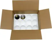 12 Bottle Styrofoam Wine/Champagne Shipping Cooler - COOL-12 Ships Free