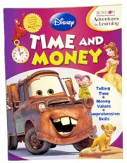 Disney TIME AND MONEY 2009 Adventures In Learning Paperback Workbook