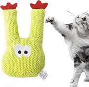 Bvizyelck Catnip Cat Toys | Kitten Chew Bite Kick Toys | Cactus Design Exercise Game for Kitten Home Travel Alone Time All Breeds Post-Meal Activity Boredom Prevention