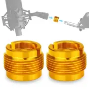 2 PCS Gold Colour Adapter for HyperX QuadCast Mic, Blue Yeti, Rode, Razer, Sh...