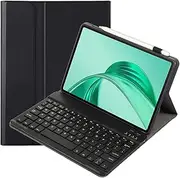 leleyo Keyboard Case for Honor Pad X8a 11" Keyboard Wireless Bluetooth Magnetic Removable QWERTY, Black