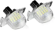 Yurefax 2PCS LIGHT Number License Plate Light CRV 2008, for JAZZ, Crosstour FRV Edix HRV Insight Odyssey Stream Car License Plate Illumination
