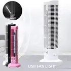 Compact Usb Home Office Electric Fan Mini Tower Bladeless with Led Illumination