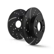 EBC Turbo Groove Disc sports brake disc Front for Ford B-MAX Fiesta 6 Fiesta 7 T