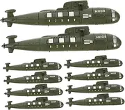 ibasenice Simulation Submarines Models Pcs Mini Submarine Toys for Boys and Girls Realistic Details