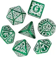 jamgeery Dice for Game - Role-Playing Game Acrylic Dice,Complete Vibrant Colors Toy Group Activities Fun for Friends, Family, Beginners, Professionals