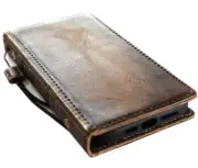 Genuine Leather case for Iphone 14 13 12 11 Pro Max Wallet Bible Book Xs SE Ston