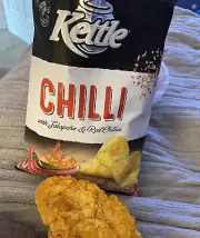 RARE Kettle Chilli Chip - Appx 10cm