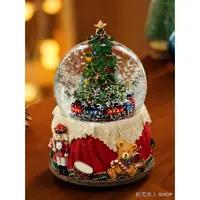 在飛比找蝦皮商城精選優惠-水晶球旋轉音樂盒 聖誕樹水晶球八音盒 雪花音樂盒女童生日禮物
