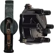KAKA AUTO PARTS Distributor Cap & Rotor Button Kit Compatible with Nissan Patrol GU Y61 4.5L 1997-2001