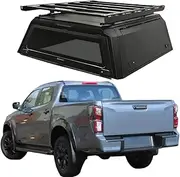 ATATNK ST Hard Type Aluminum Alloy Pickup Truck Bed Cover UTE Canopy Topper Camper Shell Truck Camper Shell for Sale Truck Cap Compatible for Isuzzu Dmax 2024