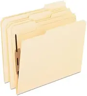 Pendaflex Products - Pendaflex - Folders w/2 Bonded Fasteners, 1/3 Cut, Top Tab, Letter, Manila, 50/Box - Sold As 1 Box - The classic Manila folder with 2" capacity fasteners. - Reinforced top. - 11 pt. stock.
