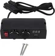 Car Adapter 2 USB Socket With Voltage Digital Display Power Supply Battery Adapter Suitable For Cars Boats RVs