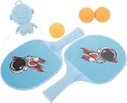 Sosoport Hanging Table Tennis Trainer Set Portable Pong Paddle Game for Parent Interactive Sensory Training Tool Vision Hand Eye Coordination Exercise