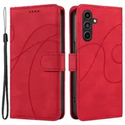 For Samsung Galaxy A15 5G Case Wallet Imprinted Line Leather Phone Cover