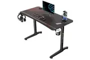 Eureka ERK-GIP-P47-B Ergonomic GIP-P47 47 Inch Curve Gaming Desk Black with Full Mouse Pad