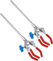 CANIGHT 2pcs Finger Adjustable Flask Clamp Laboratory Clamp for Test Tubes and Flasks Essential Tool for Scientific Experiments and Research