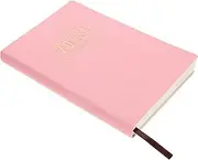 HOMSFOU Portable Academic Planner Notebook Convenient Daily Planner for Students Office Staff Teachers Stylish Design with Monthly Index Stickers for Easy Scheduling