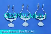 3 Jansen Retractor Blunt Teeth 3x3 Surgical Instruments