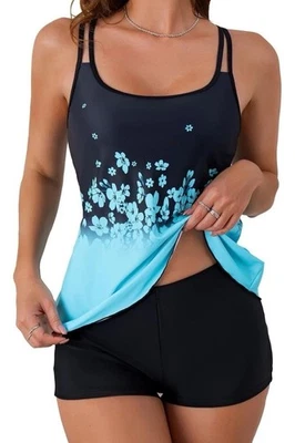 B2prity Tankini Swimsuits for Women Two Piece Bathing Suits Tummy Control NWT