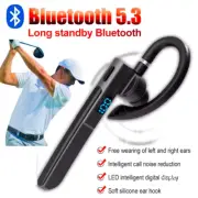 2024Trucker Wireless Bluetooth Earpiece Headset Dual Mic Earbud Noise Cancelling