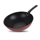 Frying Pan Flat Bottom Cooking Wok Cast Iron Kitchen Ware With Handle For Soup S