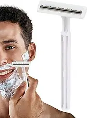 Travel Manual Shaver - Portable Mens Manual Beard Trimmer | Travel Shaving Tool, Mens Facial Hair Groomer for Chin, Beard Maintenance