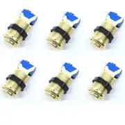 6× Arcade Game HAPP Style Push Button Chrome with Microswitch For JAMMA MAME DIY