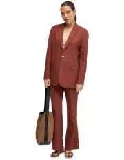 [Oxford] Willow Oversized Linen Jacket in Spice
