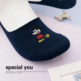 AHUA阿華有事嗎 迪士尼簡約米奇男生隱形襪 K0527 韓國男款船襪 正韓男襪 迪士尼卡通襪 百搭純棉襪 素色襪