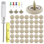 60 Pcs Car Roof Headliner Repair Rivets Snap Buttons Auto Interior Fix Kit